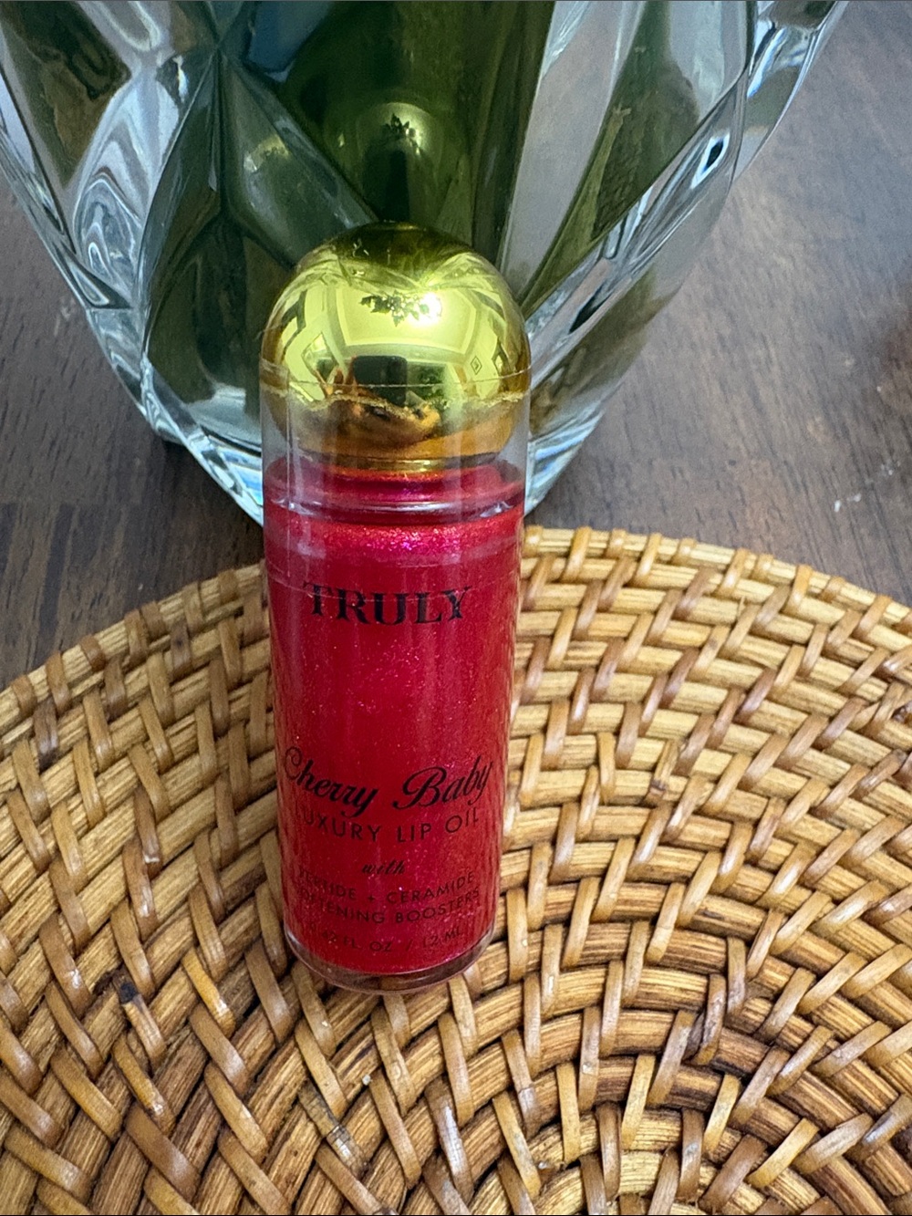 TRULY Cheeky Baby Luxury Lip Oil - Red New on box